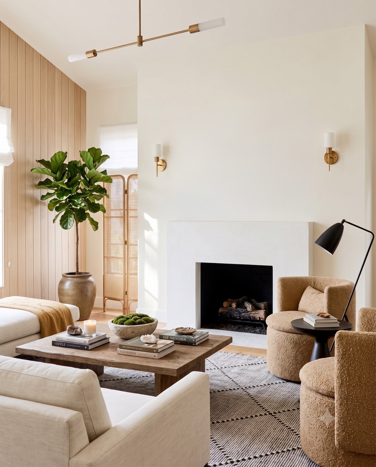 Empty wall in a living room